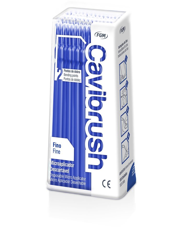 Cavibrush - Fino - Azul - 100 un.