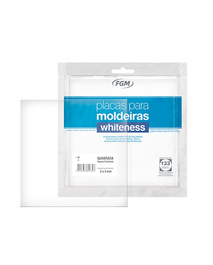 Placas p/ Férulas - Quadradas 2mm - 2un.