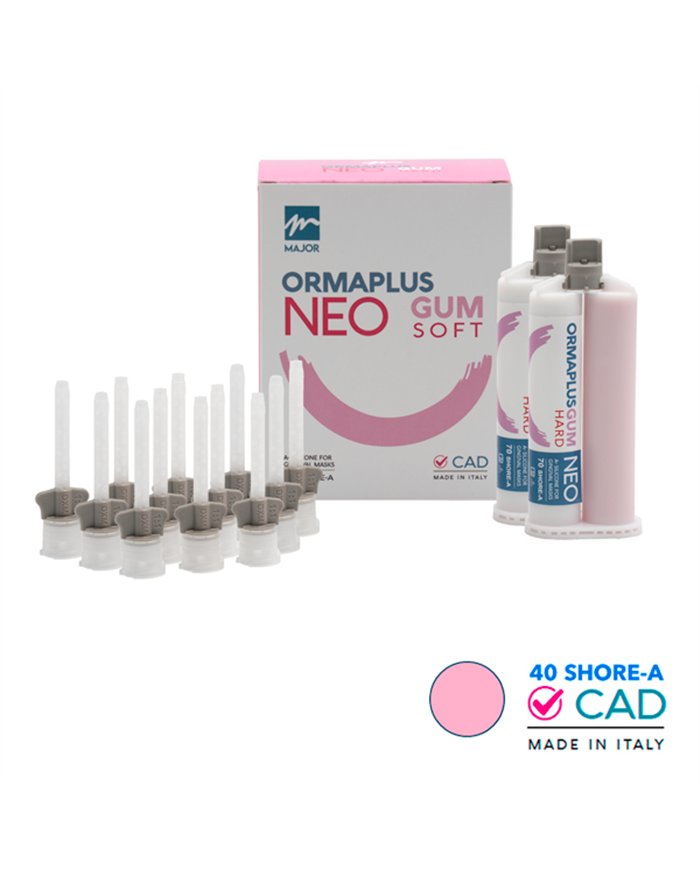 Ormaplus NEO Gum Soft Gengiva Mole 2x50ml+12 tips