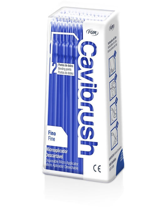 Cavibrush - Fino - Azul - 100 un.