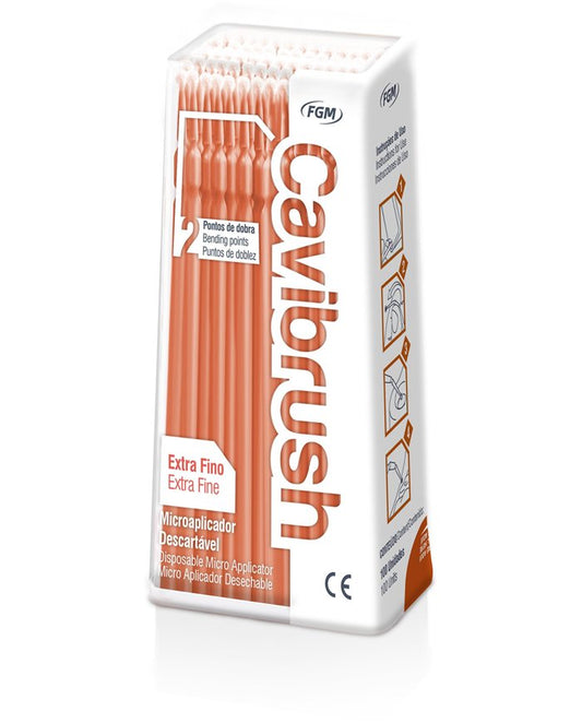 Cavibrush - Extra Fino - Laranja - 100 un.