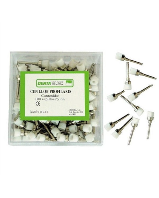 Escovas c/ cerdas de nylon 100un.