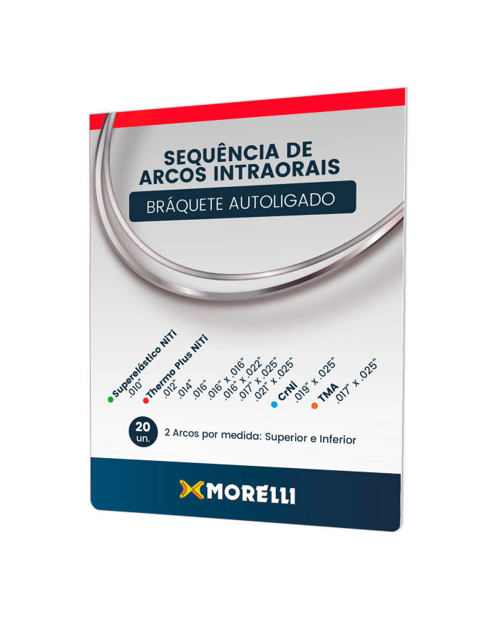 Kit de arcos intraorais para Bráquetes Autoligados