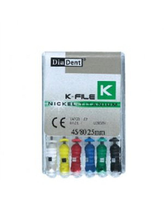 Limas K Niti sortido 15 a 40 - 25mm - 6un